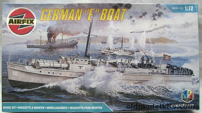 Airfix 1/72 German E-Boat (Kriegsmarine Schnellboot), 10280 plastic model kit